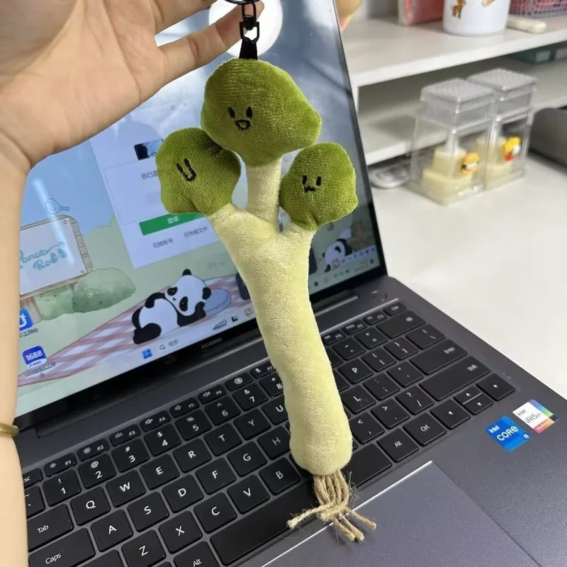 1p engraçado ins vento bonito coentro alho milho simulação boneca de pelúcia criativo vegetal mochila pingente chaveiro brinquedo presente do feriado