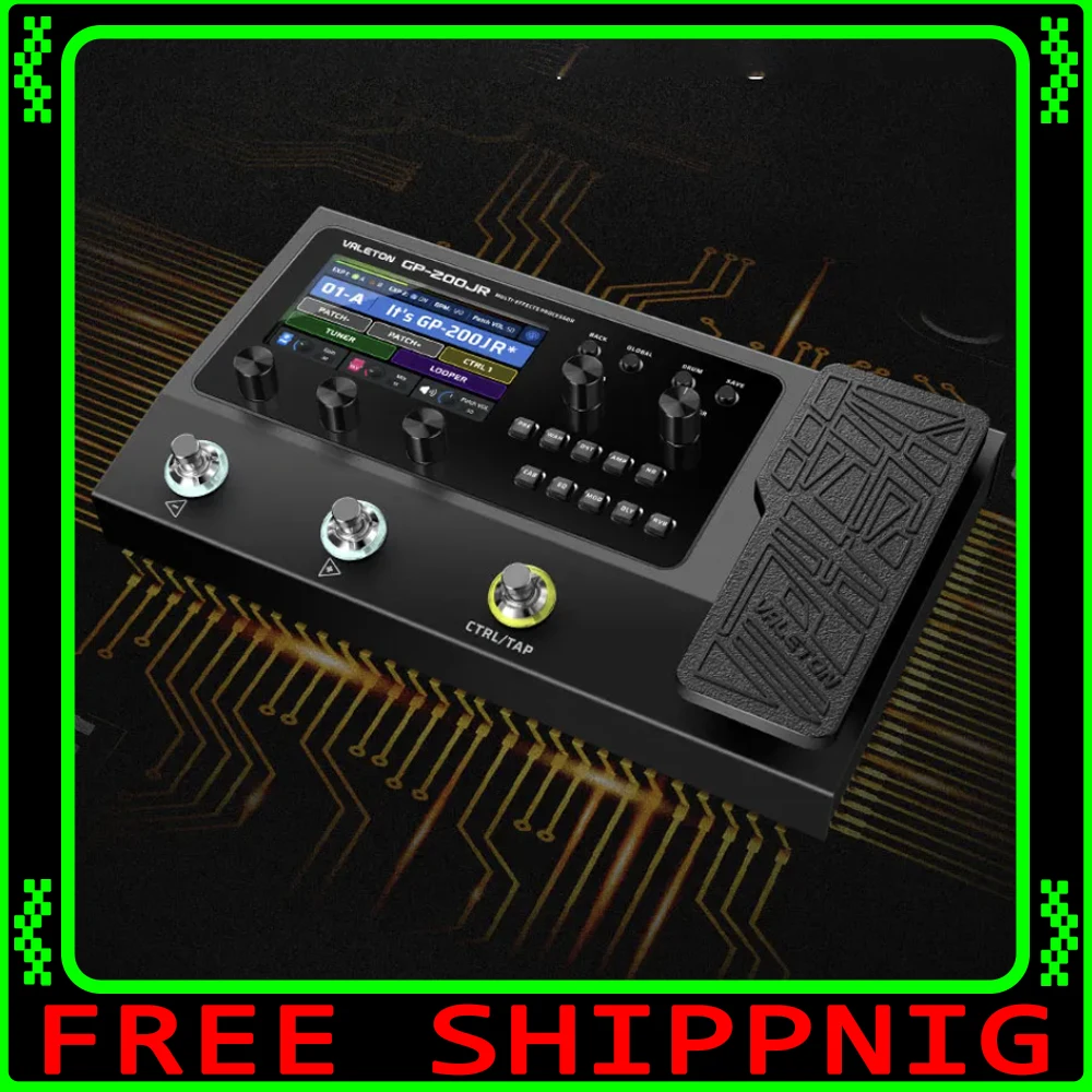 VALETON GP-200JR Guitar Bass Amp Processor Multi-Effects FX Loop MIDI I/O Stereo OTG USB Audio Interface Gifts