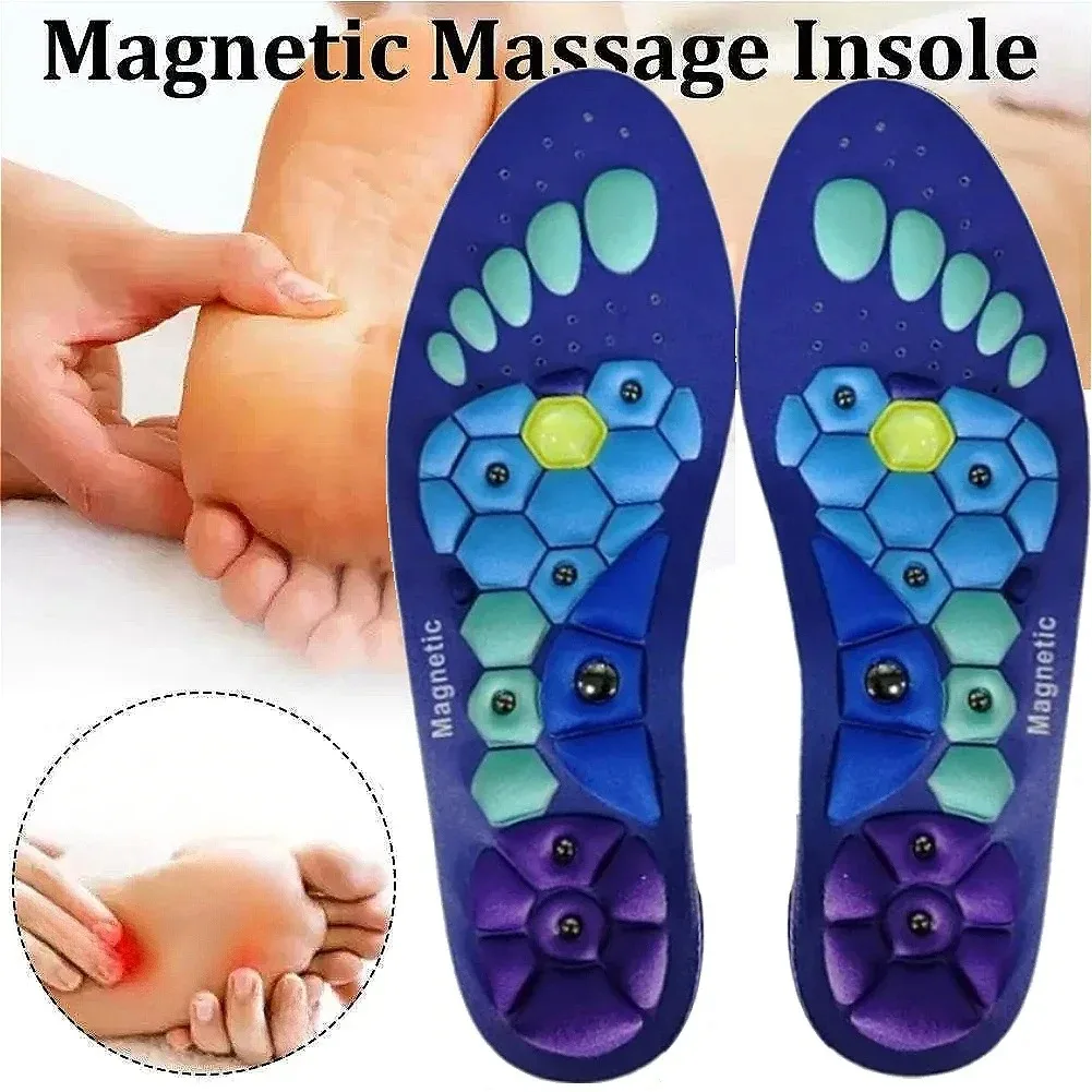 

Magnetic Therapy Insoles Foot Acupoint Massage Pad EVA Arch Support Orthopedic Insole Sports Running Anti-fatigue Health Insoles