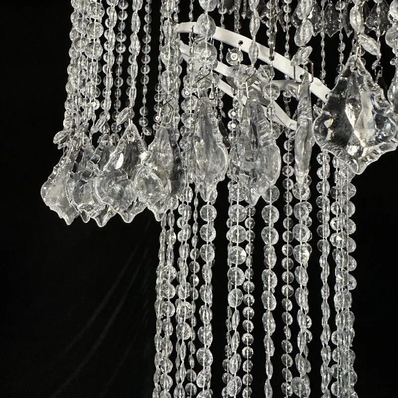 Wedding props Multi-layer lights Acrylic ceiling pendant Korean wedding background stage chandelier decoration