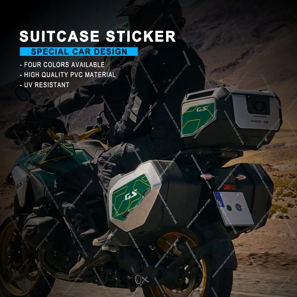 Stiker pelindung bagasi, untuk BMW R1300GS R1300 GS r 1300 gs 2023 2024, Stiker koper sepeda motor