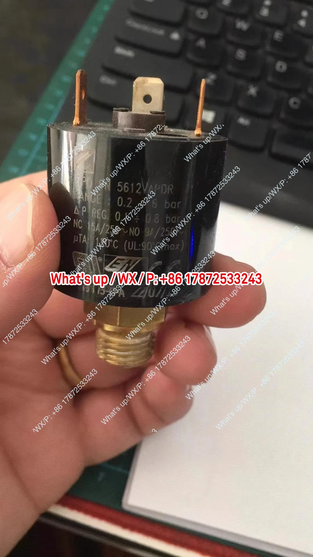 Steam pressure switches PN5612/VAP-DR, PN 5611, PC5410, PC5416