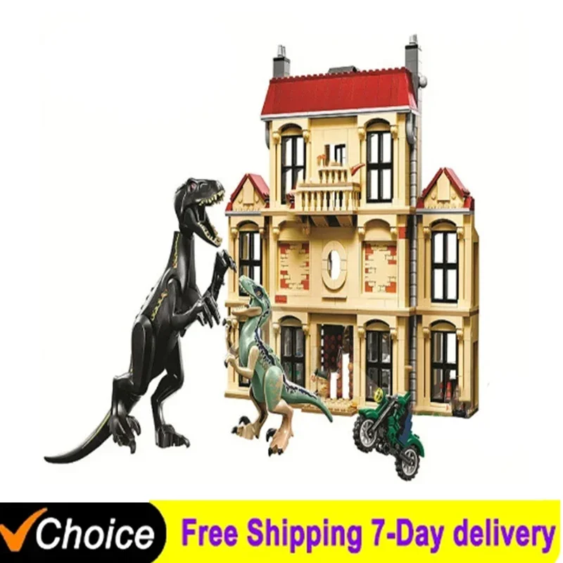 New Dinosaur Set 11580 10928 11337 10925 Tyrannosaurus Rex vs Ankylosaurus Building Blocks Brick Toys Gift for Children