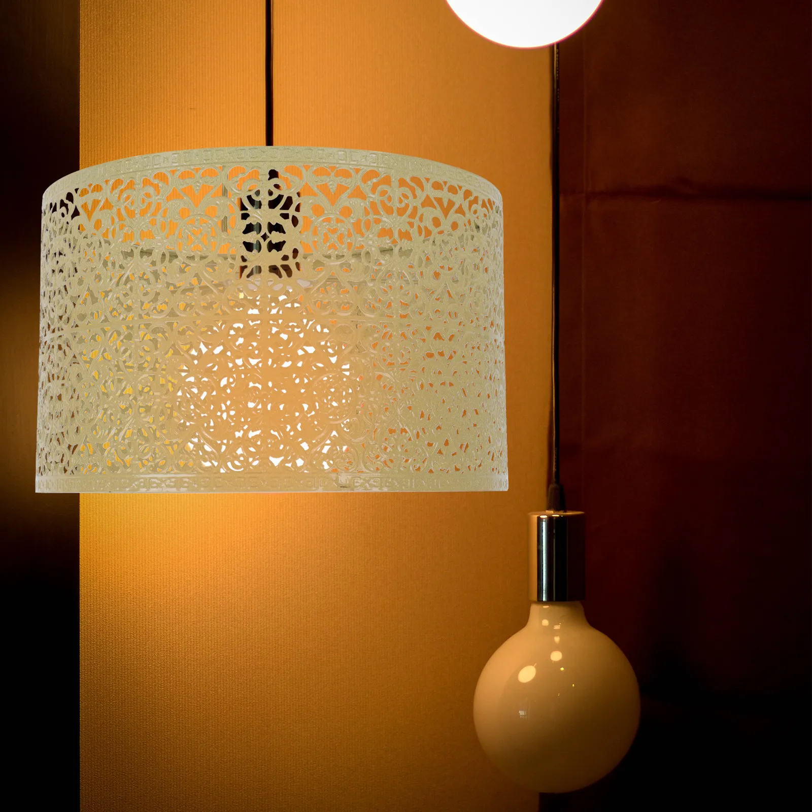 

Iron Art Design Home Lighting Accessory Table Wall Ceiling Light Light Accessory Hollow Lampshade Cover Metal Lampshade