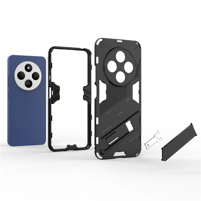 For Xiaomi Redmi 14C Case Redmi 14C 4G Cover Punk Style Holder Bumper Shield Protective Phone Cases For Xiaomi Redmi 14C Funda