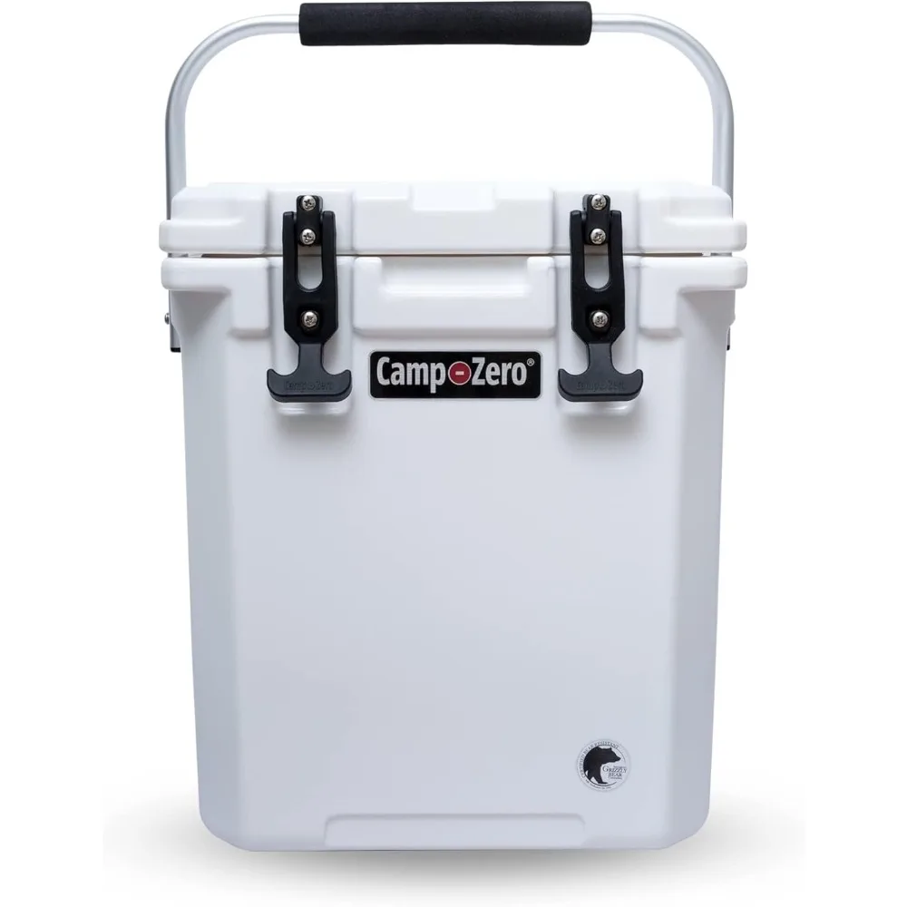 

CAMP-ZERO 16L-16.9 Quart Portable Hard Cooler with Divider, Perfect for Drinks, Wine Bottles, Lunch, Beach, Picnics, Boating,