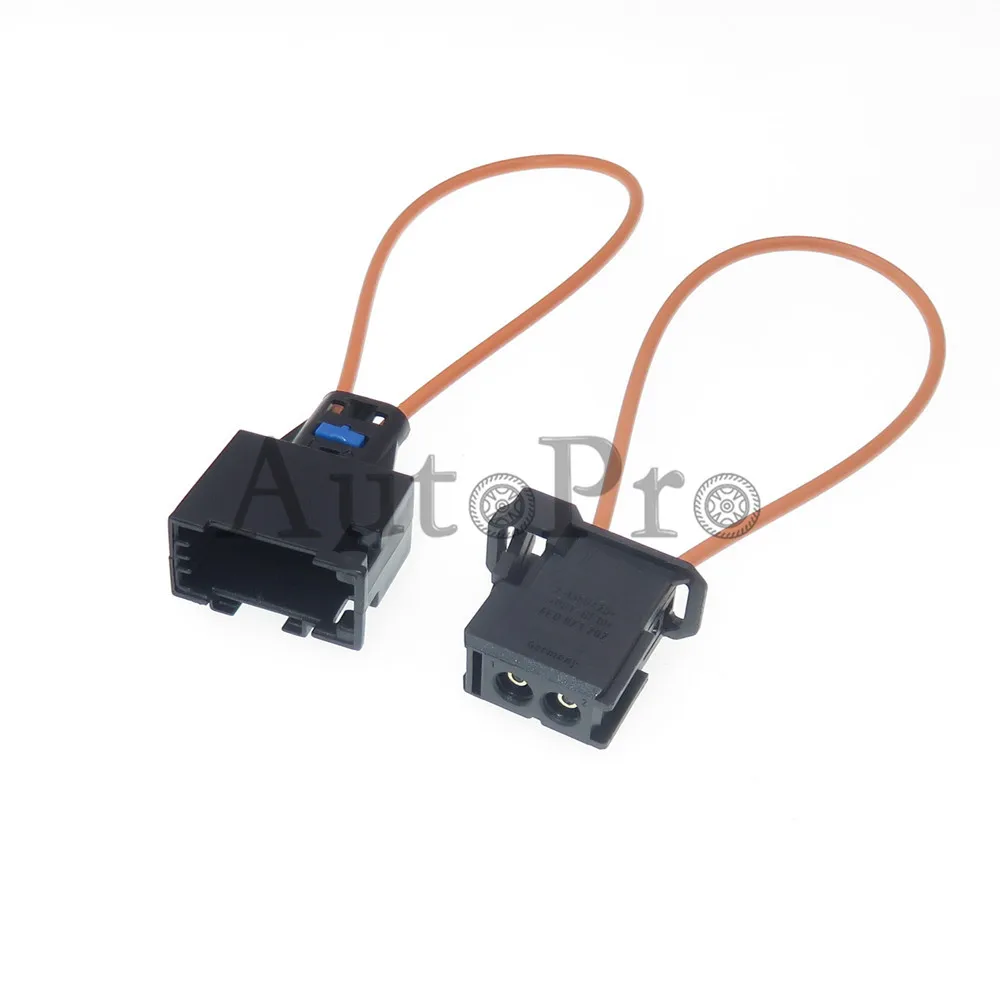 1Pcs AC Assembly MOST Fiber Optical Optic Loop Bypass Adapter Cable Harness Plug For Audi BMW Porsche Mercedes-Benz