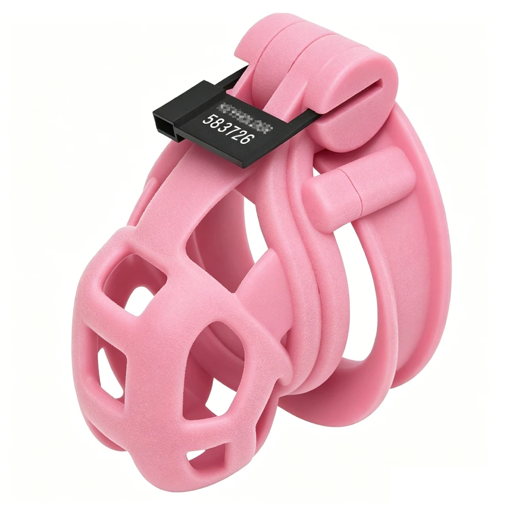 Sissys Sexy Toys of Viper Chastity Lock Cobra Male Chastity Lock CB Lock Penis Restraints Chastity with Four Rings for Men Gay view 3