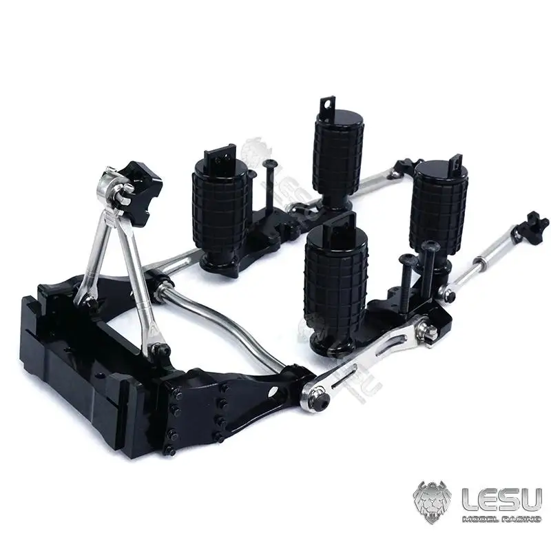 Lesu X-8023-A 1/14 simulação modelo de caminhão rc tamiya acessórios modificados ponte independente amortecedor airbag suspensão