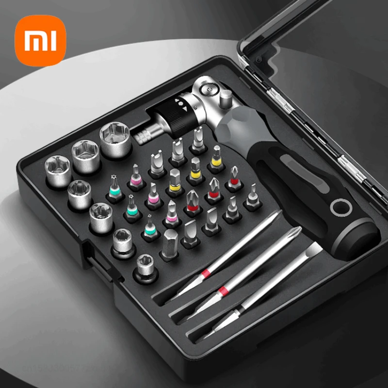 Xiaomi 31 in 1 Multifunctional Ratchet Screwdriver Set Dismantling Device Manual Maintenance Tools High Precision Magnetic Head