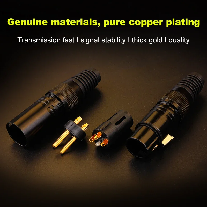 YYTCG HIFI 6N OFC xlr Audio Cable XLR Cable Karaoke Microphone Sound Cannon Cable Stereo Gold-Plated xlr Plug Male to Female