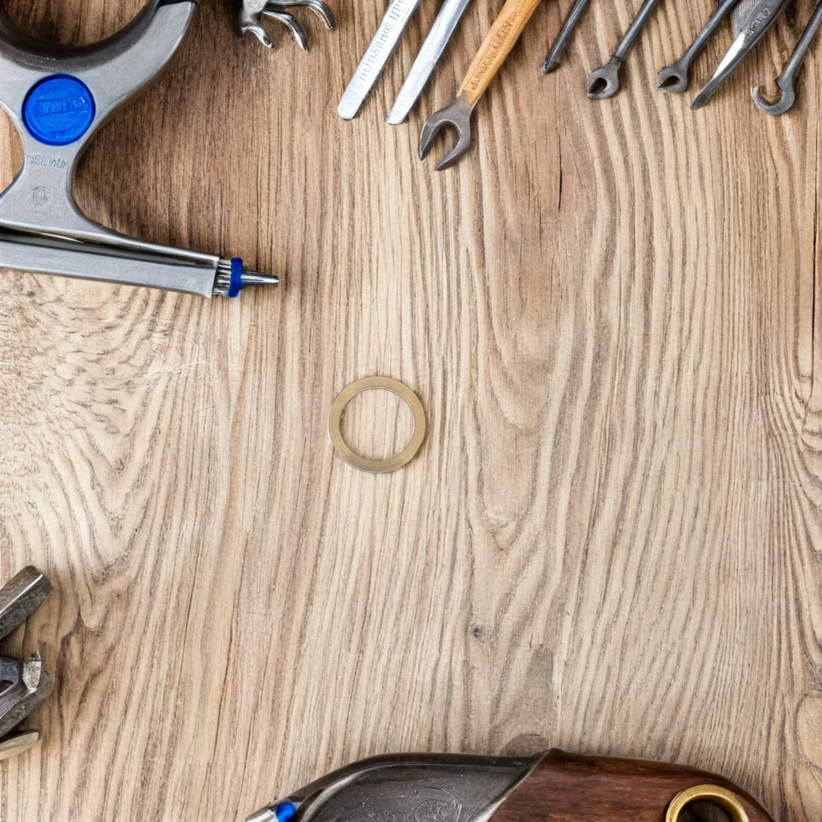 10 قطعة مجموعة غسالات النحاس الثقيلة الباب المفصلي جوانات عملية سلسة خزانة انزلاق تعزيز النحاس طوقا #3