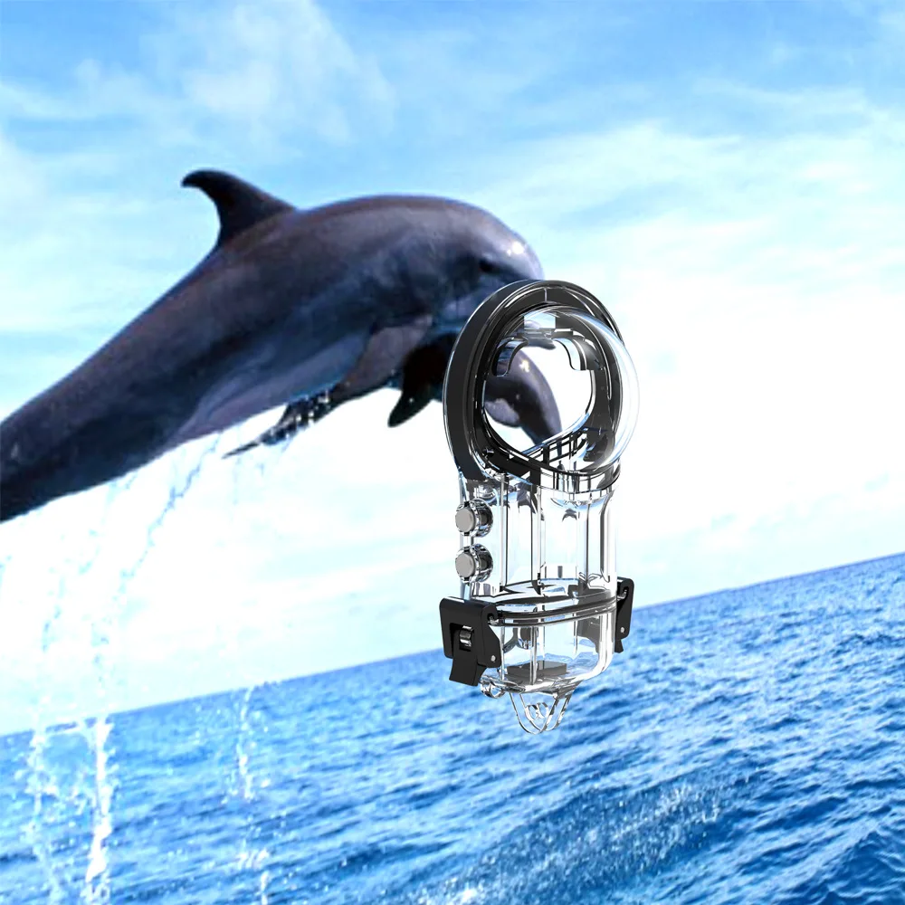 パノラマカメラシールダイビングケース保護ケーススポーツカメラアクセサリー防水ケースinsta360x3