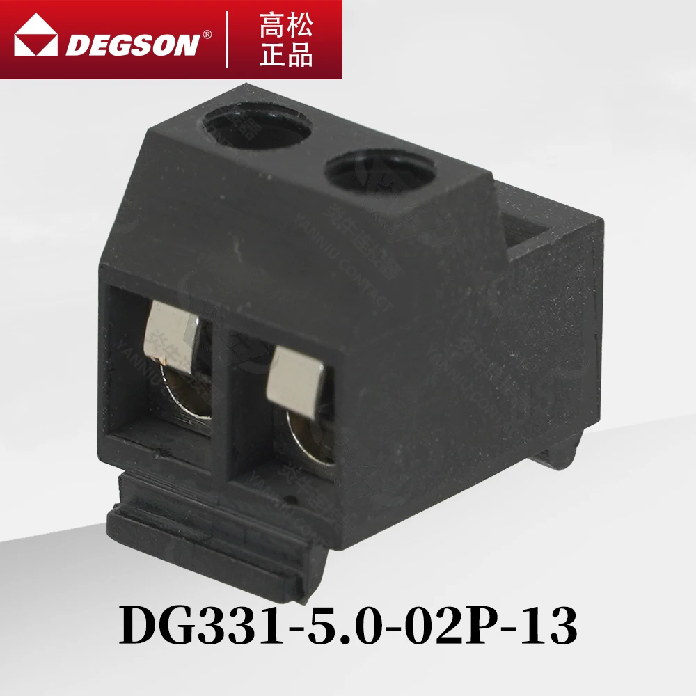 

10Pcs DEGSON DG331-5.0 Screw PCB terminal blocks Screw Connector Phoenix Contact PT1.5-PH KF331 5.0mm 2PIN-18PIN 250V 12A