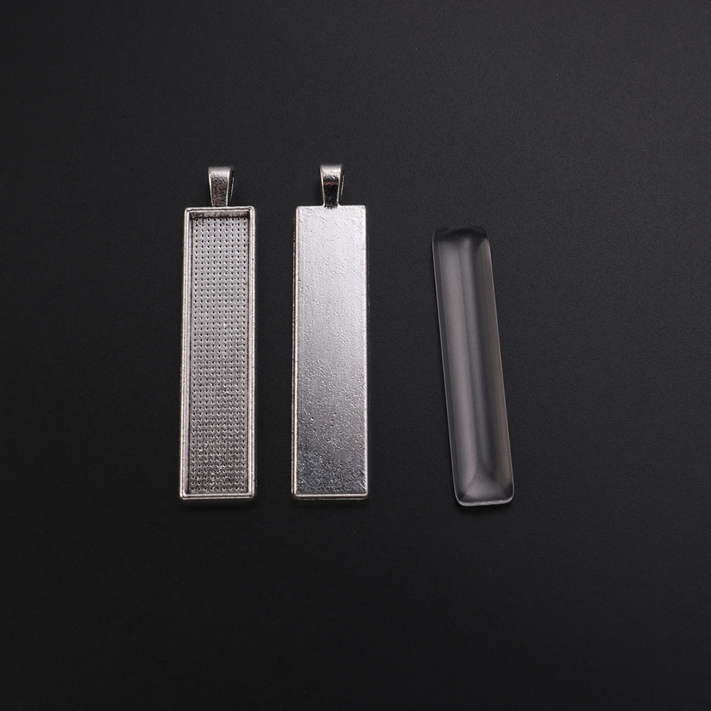 

Charms for Jewelry Making Bottom Support Patch Tray Vintage Alloy Pendant Trays Necklace