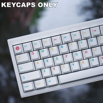 139키 어린 시절 재미있는 PBT 키캡 체리 프로파일 염료 승화 전설 모든 십자축(체리 스타일) 스위치용 맞춤형 키캡 세트 기계식 키보드 캡 데스크톱 컴퓨터 DIY 키트 기계식 키보드 액세서리 키캡만 키보드 없음 