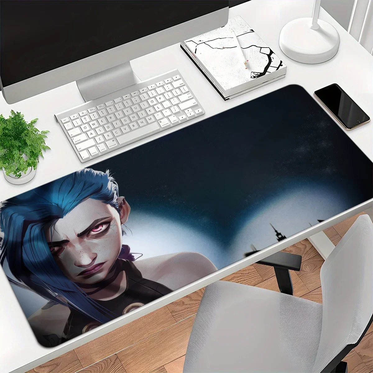 Large Gaming Mouse Pad Jinx New Computer Office Game Table Mats XXL 900x400mm Rubber Anti-slip Keyboard Mousepads Long Desk Pads