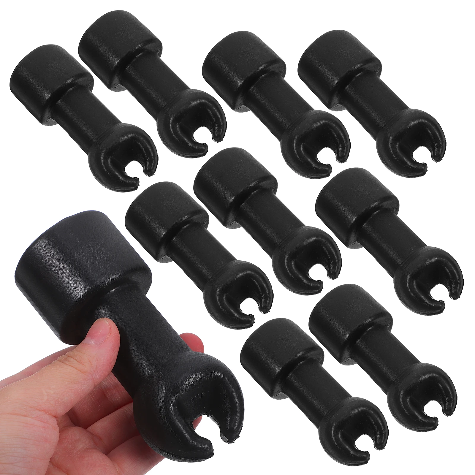 

10Pcs Trampoline Pole Caps Weather-Resistant Durable Plastic Covers for Family Entertainment Trampoline Caps Pole Sleeve