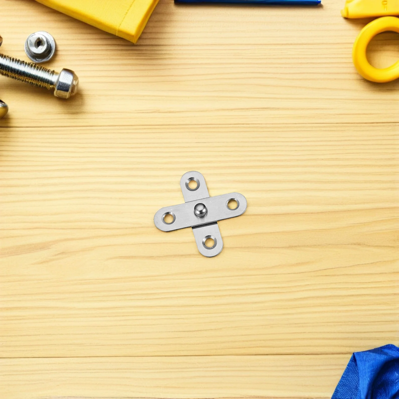 

360 Degree Rotatable Hidden Hinge 10pcs Stainless Steel Up and Down Door Hinge Pivoting Furniture Mounting Hinge