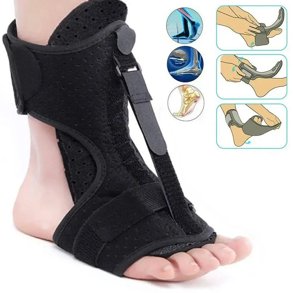 1PCS Adjustable Plantar Fasciitis Night Splint Foot Drop Orthosis Stabilizer Brace Support Night Splints Pain Relief