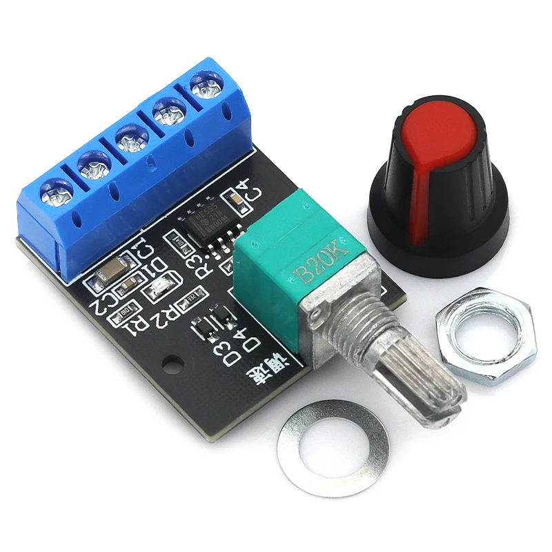 1/5/10Pcs 4 Wire PWM Stepless Fan Speed Controller Split Design With Switch Suitable For Server Fan 5V to 35V Input