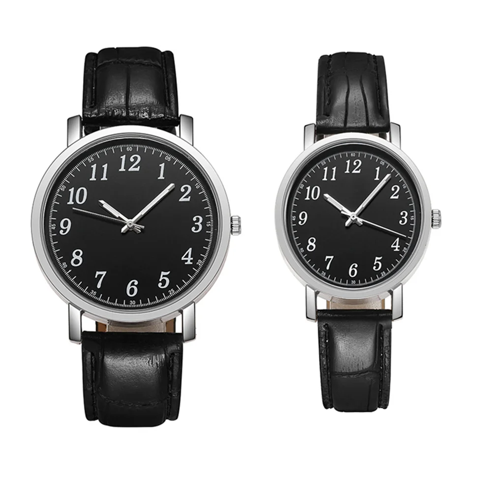 2 Pcs Couple Watch Modern Watches Male Female While Married Aldult Wrist Business Glass Leisure Miss Smartwatch