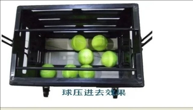 Portable Multifunctional Wheeled Tennis Ball Collector Fall Resistant Storage Basket