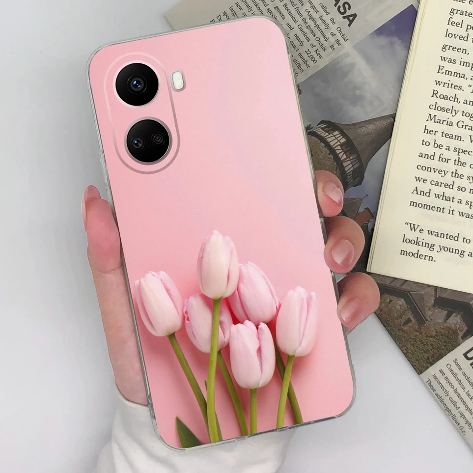 Popularne etui dla Huawei nova 10 SE 10 10 Pro Cow Print Coque silikonowe miękkie TPU odporne na wstrząsy Funda dla nova10 10 + 10SE zderzak