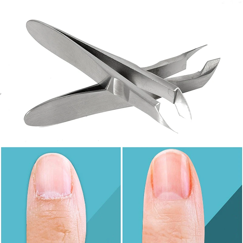 

1PC Mini Hangnail Squeeze Snip Cuticle Nipper Stainless Steel Nail Gap Dead Skin Manicure Pedicure Nail Art Tool Cleaner Nippers