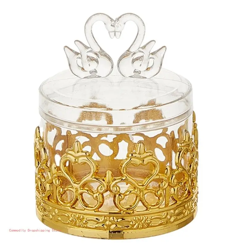 Set of 12 European Candy Container Plastic Sugar Wrapping Box Elegant and Delicate Storage Solution for Jewelry