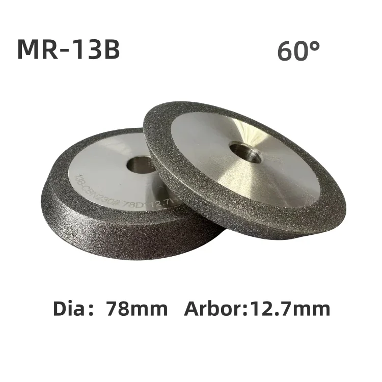 CBN SDC Grinding Wheels 78mm MR-13A /D X1 X3  13B 20G for Sharpening Cabide Metal Tungsten Tools 230 Grit