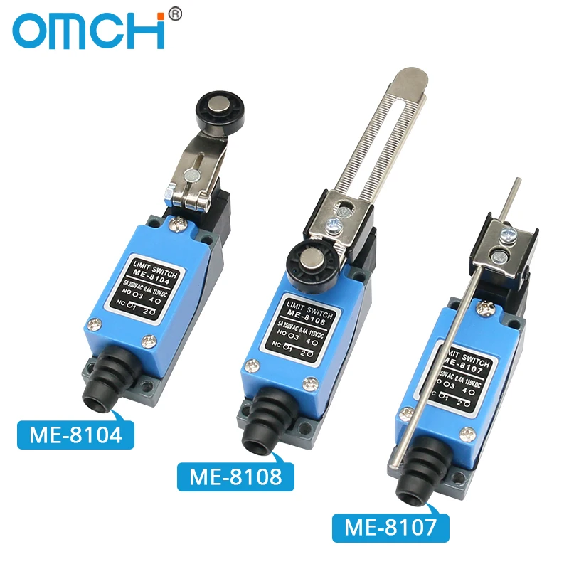 OMCH مفاتيح الحد الفوري ME8104 8107 8108 8111 8112 8122 8166 8169 9101 مفاتيح الحد لـ Machi الصناعي المختوم