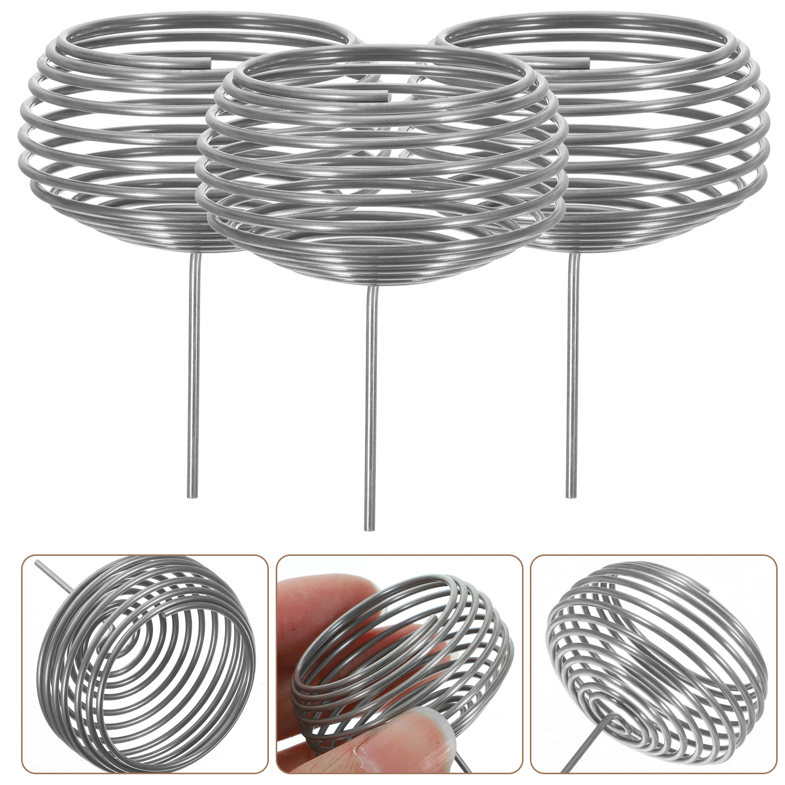 

10 Pcs Boxes Stainless Steel Bonsai Planting Baskets Gardening Containers Holder Tools Home Balcony