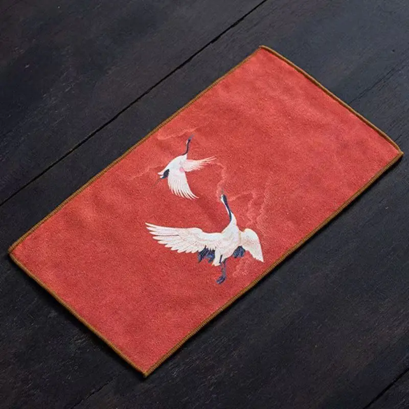 رسمت منشفة شاي ماصة خرقة سميكة الجدول تنظيف الشاي القماش القطن المنزلية المطبخ تنظيف الملابس طبق تنظيف المناشف #3