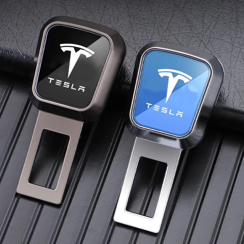 Car Safety Buckle Clip Seat Belt Extender Accessories For Tesla Model 3 Y S X Cybertruck Car Interior Accessories. image 2