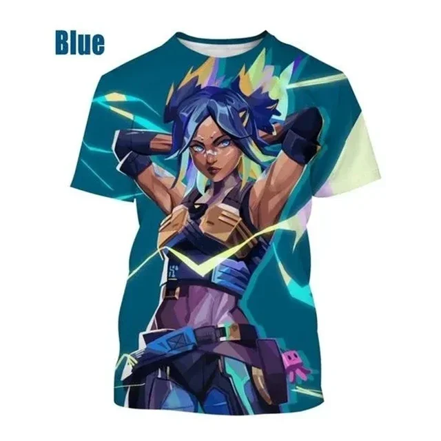 

Gioco Evolved 3D Printed T-shirts, Uomo Donna Summer Fashion and Casual, Manica Corta Cool T-shirts, Harajuku Streetwear