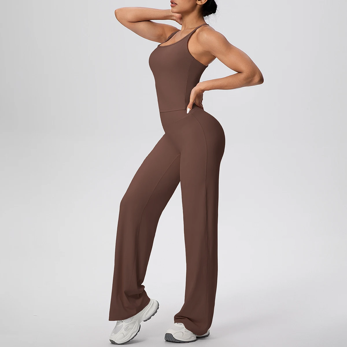 2 قطعة ملابس اللياقة البدنية الرياضية اليوغا مجموعة للمرأة بلون عالية القوة مثير تجريب أعلى I على شكل سترة سروال شكل قلم رصاص اليوغا مجموعة #2