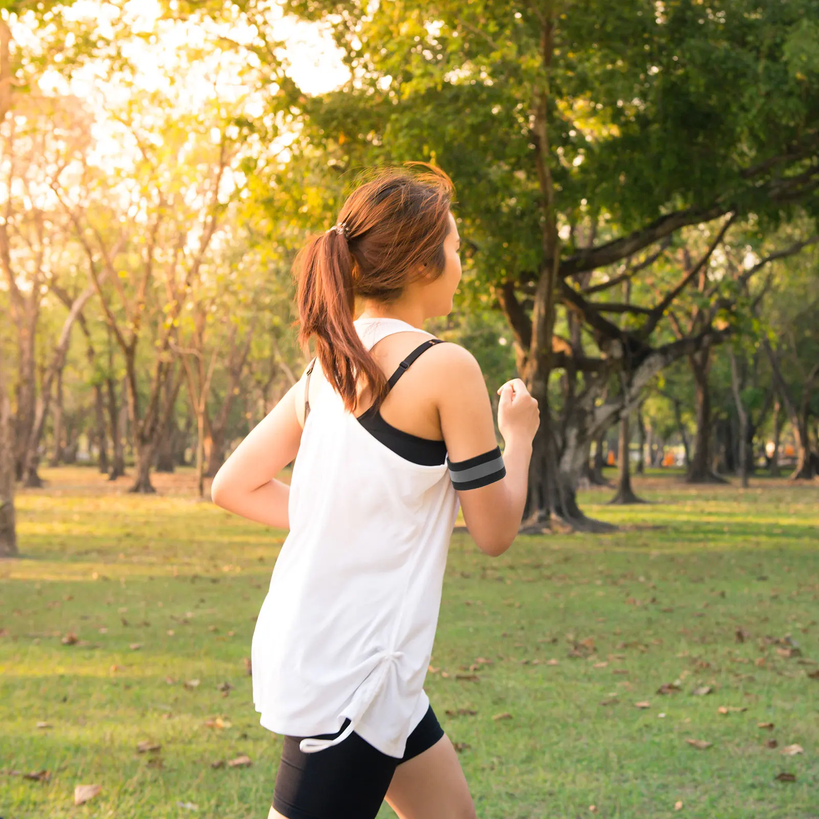 

Reflective Tape Bracelet High Visibility Armb s Night for Outdoor Fitness Running Walking Sports