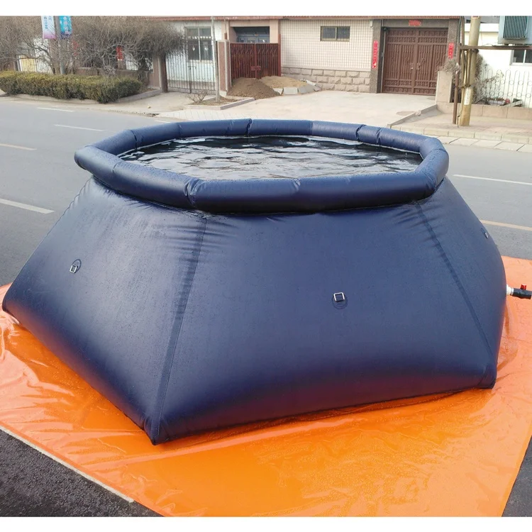 Collapsible PVC Onion Water Storage tank with Cover