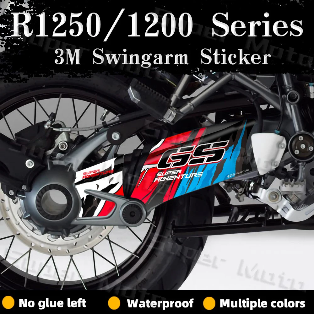 Motorcycle Roating Shaft Swingarm Protection Sticker For R1200 2004-2012 Triple Black Decal R1200 GS Adventure 2004-2013