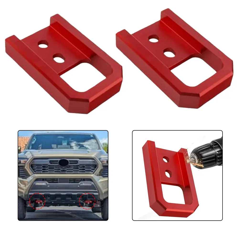 Car Trailer Hitch Tow Hooks For Tacoma 2024- 2026 For 4Runner 2025-2026 Bumper Bar Towing Trailer Hook Metal Trailer Hook