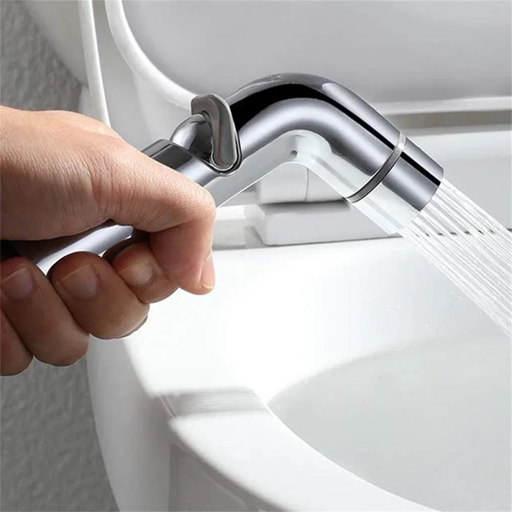 Toilet Bidet Sprayer For Elders And Kids Health Faucet Replacement Silver 1pcs Adjustable For Elders Brand New