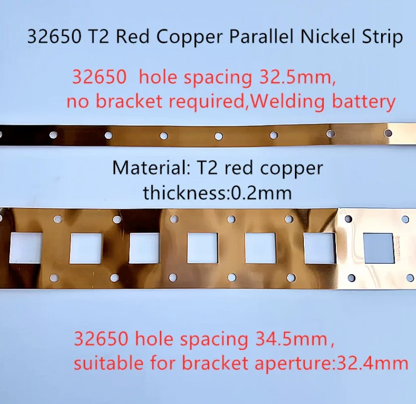 1 metr/Roll32650 2P/3P 4P T2 taśma miedziana taśmy z niklu do spawania baterii litowej do maszyna do zgrzewania punktowego akumulatora