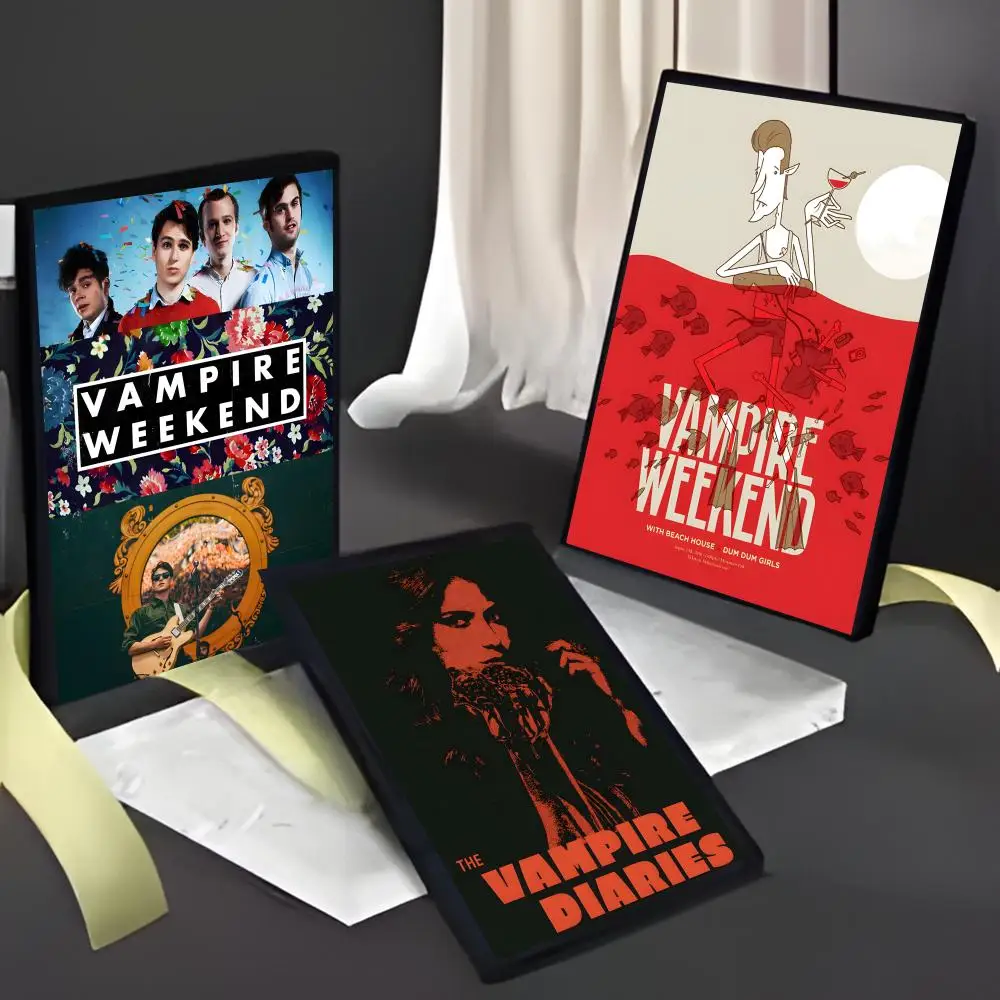 American Rhythmic Indie Rock Band V-Vampire W-Weekend Poster American Film Mural Home Childrens Room Wall Decor Print