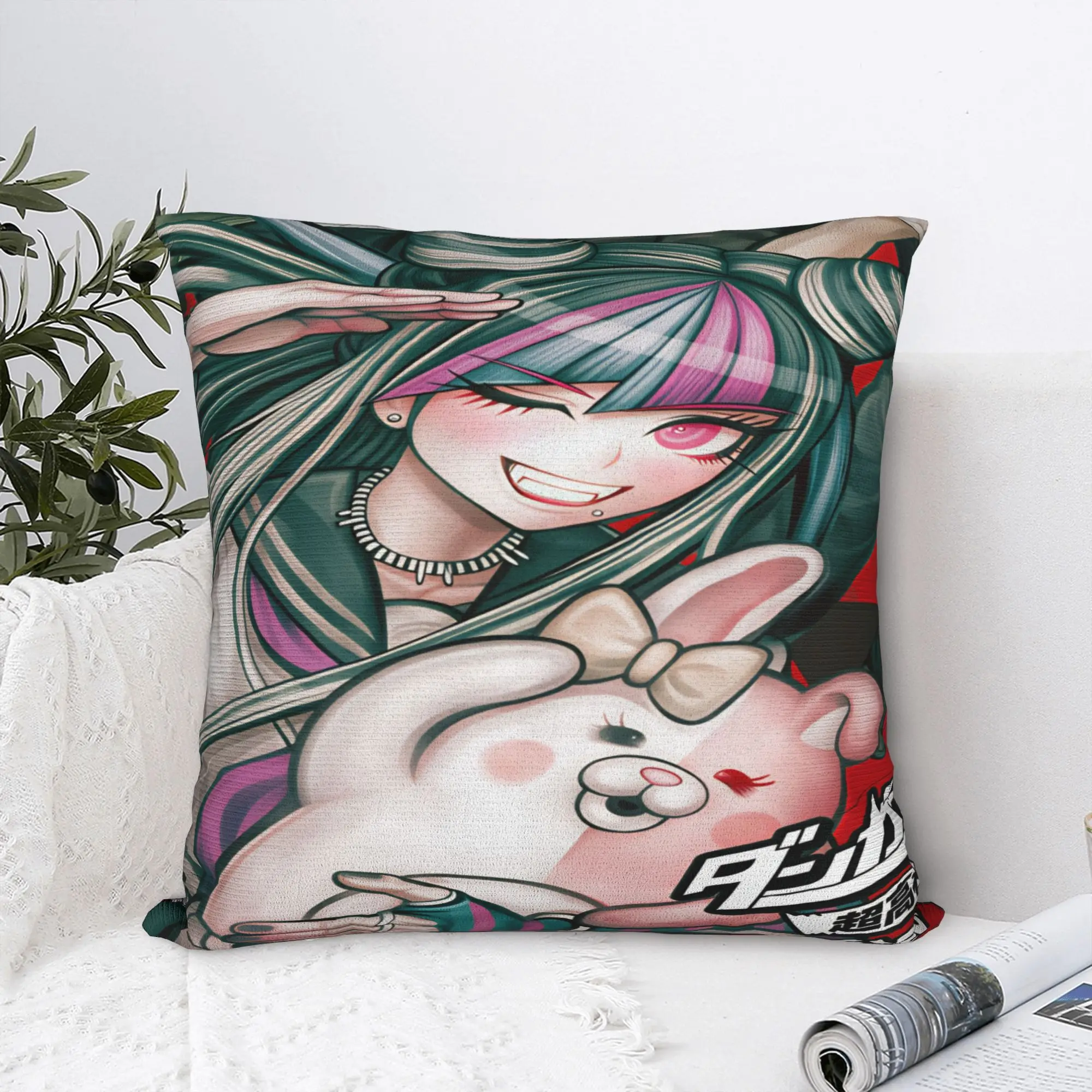 Danganronpa Ibuki M-Mioda Pillow Case  Morden Pillow Cover Comfy Pillowcases For Living Room Chair