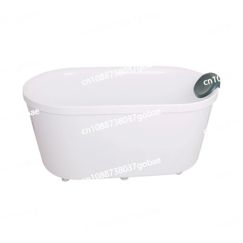 

Household Adult Acrylic Small Apartment Installation-free Color Double-layer Thermal Insulation Freestanding Bathtub