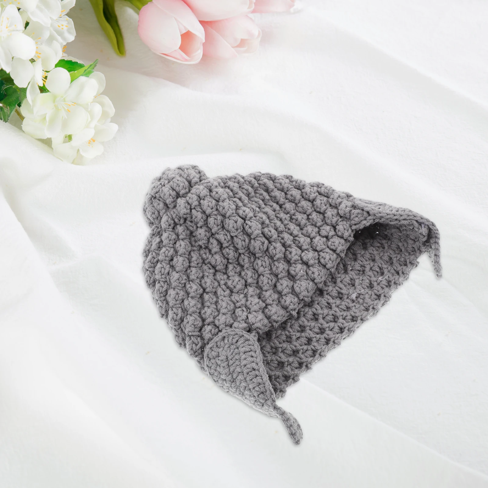 

Warm Wool Hat Funny Beanie Cute Knitted Beanies Cartoon Cap Ear Warmers Soft Yarn Unique Design