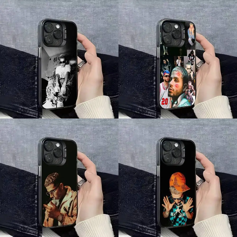 

Rapper D-Dei V Quien Es Phone Case For iPhone 16,15,14,13,12,11,Mini,Pro,E,SE4,XS,MAX Black Candy Matte Cover