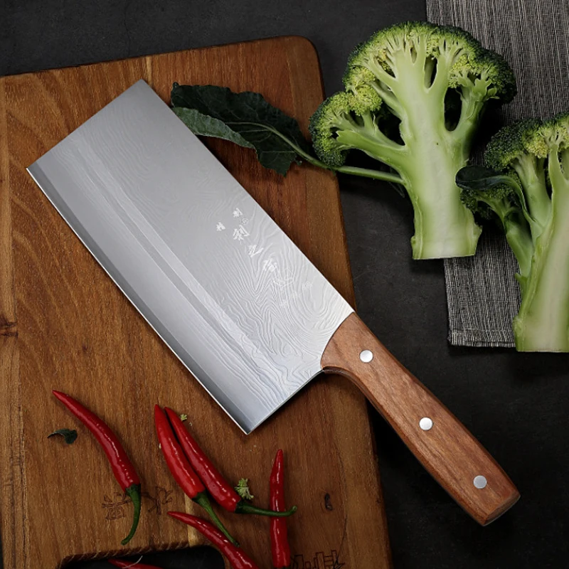 

Professional Stainless Steel Chef Knives Meat Fish Vegetables Chopping Cleaver Santoku Butcher Knife Chinese Kitchen Knife Tools