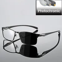 Fashion Progressive Multifocal Reading Glasses Women Men Business Presbyopia Eyewear TR90 Flexible Photochromic Eyeglasses